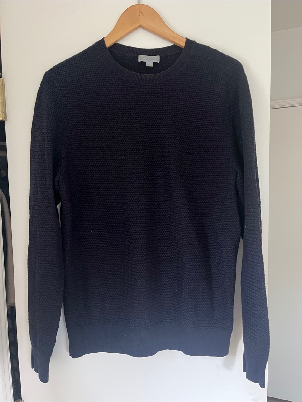 Men’s COS Navy Cotton Sweater
